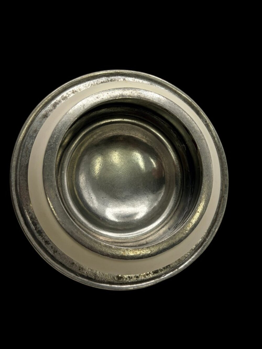Arte Italica Lucchero White Ceramic Sugar Canister Pewter Lid Made in Italy 9" - Picture 9 of 14